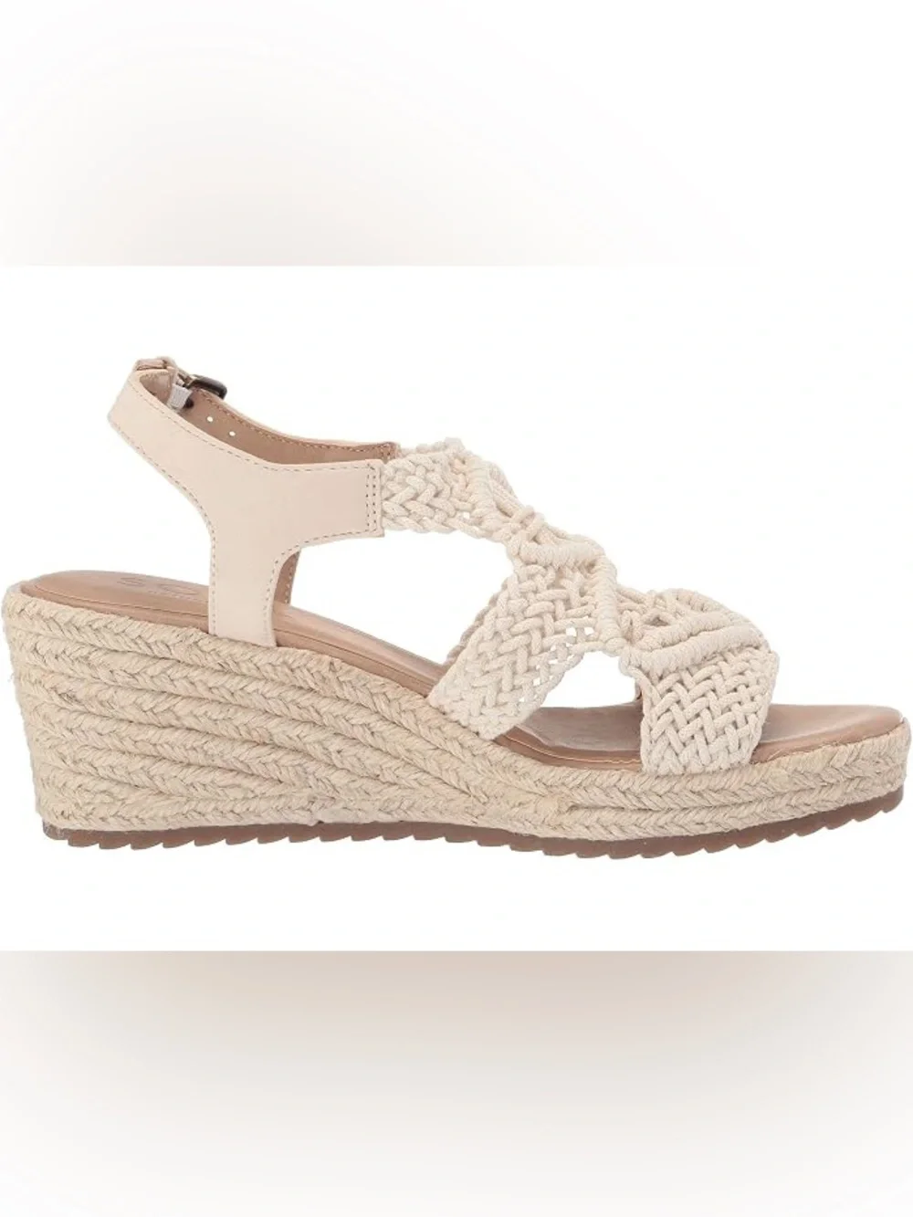 Soul Naturalizer Oasis Macrame Crochet Wedge Sandals 9